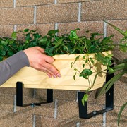 Кронштейны для балконных ящиков 2шт металл 203-026B - фото 70450