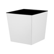 Горшок Лондон CUBE 17,7см 4,2л белоснежный жасмин с дренажной вставкой - фото 70680