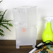 Горшок Нард 14х14 2,1л прозрачный с вкладышем - фото 70730