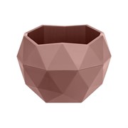 Кашпо Топаз 2,5л пыльная роза - фото 70815