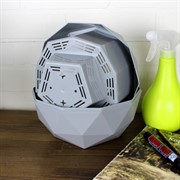 Кашпо Топаз 2,5л серый жемчуг - фото 70818