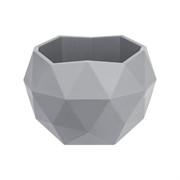 Кашпо Топаз 2,5л серый жемчуг - фото 70820