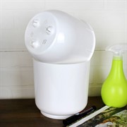 Горшок Дельта 17х17 3,2 л белый с вкладкой - фото 70831