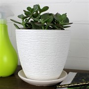 Горшок Гнездо 1,4л белый крокус №2 - фото 71033