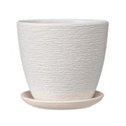 Горшок Гнездо 1,4л белый крокус №2 - фото 71034