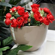 Горшок Орион 9л фраппе с вкладышем - фото 71051