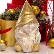 Фигура декоративная Гном садовый простачок стеклопластик высота 40см F08468-WG - фото 71089