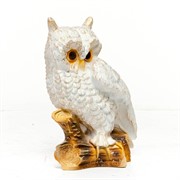 Фигура интерьерная Филин белый с золотом F01018-WG - фото 71159