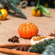 Свеча парафиновая Мандарин 5см - фото 71221