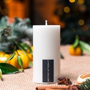 Свеча Столбик 5х10см парафин белая - фото 71226