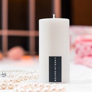 Свеча Столбик 5х10см парафин белая - фото 71227