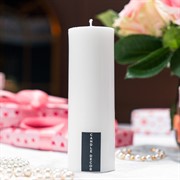 Свеча Столбик 5х14см парафин белая - фото 71230