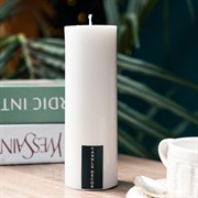 Свеча Столбик 5х14см парафин белая - фото 71231