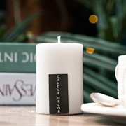 Свеча Столбик 5х7см парафин белая - фото 71233