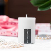 Свеча Столбик 5х7см парафин белая - фото 71234