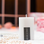 Свеча Столбик 5х7см парафин белая - фото 71235