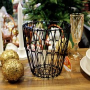 Ваза для фруктов раскладная металлическая макс. диаметр 31см - фото 71246