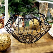 Ваза для фруктов раскладная металлическая макс. диаметр 31см - фото 71247