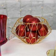 Фруктовница складная золотая металлическая макс. диаметр 31см - фото 71252 Фруктовница складная золотая металлическая макс. диаметр 31см - фото 71252