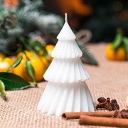 Свеча Ёлка 8см парафин - фото 71294