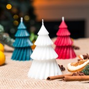 Свеча Ёлка 8см парафин - фото 71295