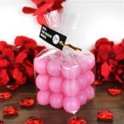 Свеча фигурная большая розовая - фото 71311