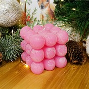 Свеча фигурная большая розовая - фото 71312