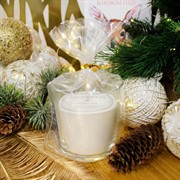 Свеча ароматизированная Spring Freshness в белом стакане - фото 71331