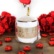 Свеча ароматическая Экзотика лайм и бергамот в гипсовом стакане с крышкой - фото 71337