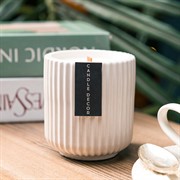 Свеча ароматическая кокосовый пломбир в гипсовом стакане, 200мл - фото 71411