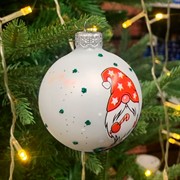 Шар ёлочный Весёлый гном 2 6,5см - фото 71483