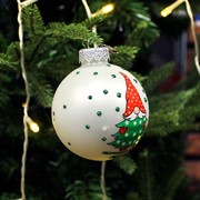 Шар ёлочный Весёлый гном 3 6,5см - фото 71486