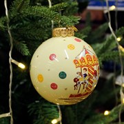 Шар ёлочный Весёлая карусель 80мм - фото 71496