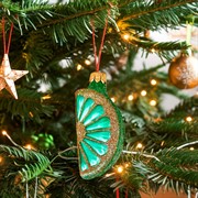 Игрушка ёлочная Долька лайма 7см - фото 71546