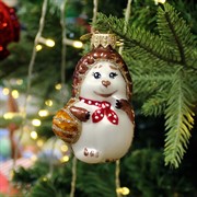 Игрушка ёлочная Ёжик 9см - фото 71552