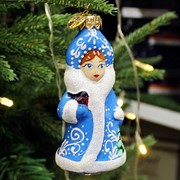 Игрушка ёлочная Снегурочка 11см - фото 71571