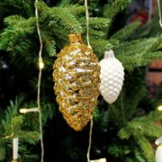Игрушка ёлочная Шишка большая 2 12см - фото 71577