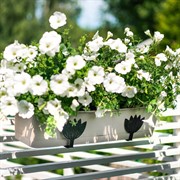 Кронштейны для балконного ящика регулируемые 2шт металл чёрный 203-019B - фото 71591