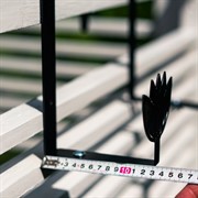 Кронштейны для балконного ящика регулируемые 2шт металл чёрный 203-019B - фото 71594