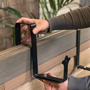 Кронштейны для балконных ящиков 2шт металл 203-022B - фото 71598