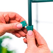 Опора для растений металлическая полукруглая 2 секции разборная 58-993R-Gr 2 части - фото 71602