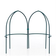 Опора для растений металлическая полукруглая высота 61см 58-995Gr - фото 71607