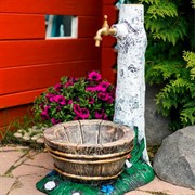 Умывальник садовый Берёзка с кадкой стеклопластик высота 70см U09040 - фото 71619 Умывальник садовый Берёзка с кадкой стеклопластик высота 70см U09040 - фото 71619