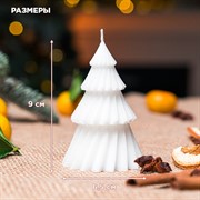 Свеча Ёлка 8см парафин - фото 71656