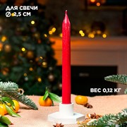 Подсвечник для свечи шестигранник гипс - фото 71754