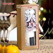 Подарочный набор декоративная свеча и аромасаше - фото 71945