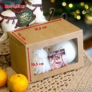 Подарочный набор из 2-х декоративных новогодних свечей - фото 71950