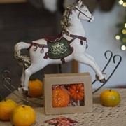 Подарочный набор из 2-х декоративных свечей Мандаринки - фото 71958