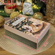 Подарочный набор из 2-х декоративных свечей с подсвечниками - фото 71971