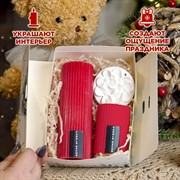 Подарочный набор для женщин с 2-мя свечами и аромасаше - фото 71988